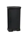 Curver Decobin Prullenbak - 50L - Zwart