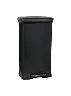 Curver Decobin Prullenbak - 50L - Zwart