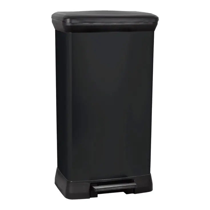Curver Decobin Prullenbak - 50L - Zwart