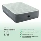 Luchtbed - Intex - 2P - 137x191 + Pomp