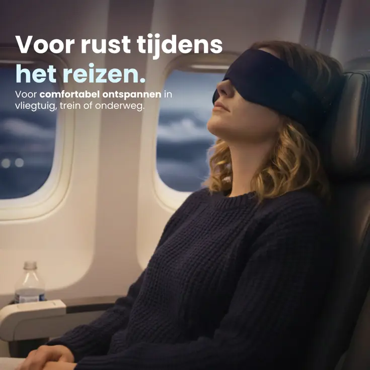 Katoenen Slaapmasker - Verduisterend - Verstelbaar
