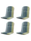 Nox - Kuipstoelkussen Hoge rug - Set van 4