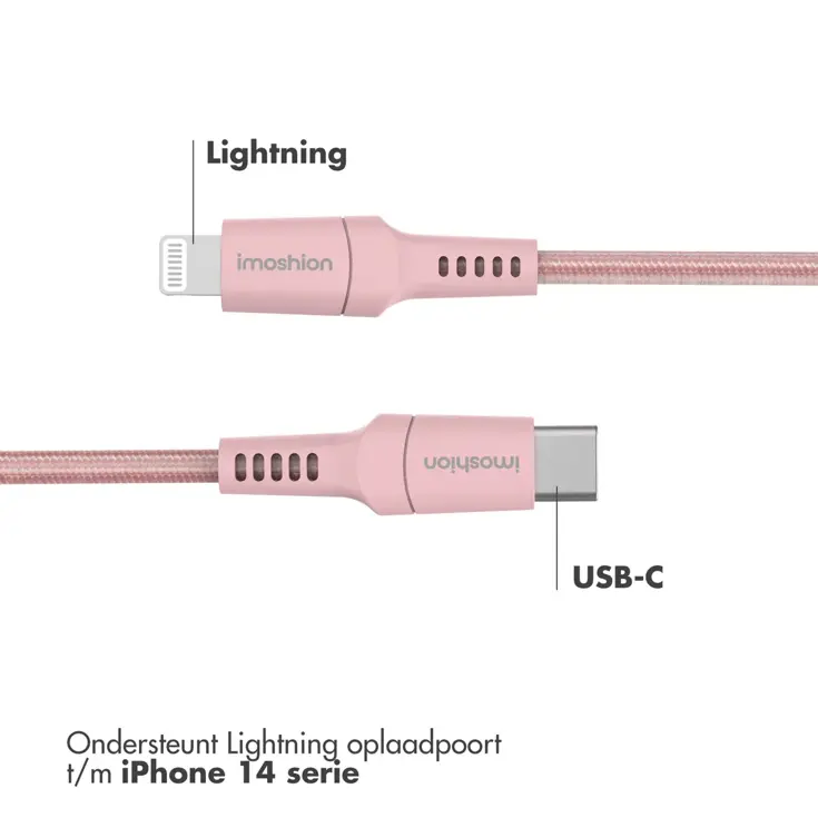 imoshion Lightning naar USB-C kabel 2 meter