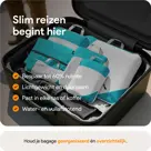Compressie Packing Cubes – 6 stuks – Li Blauw