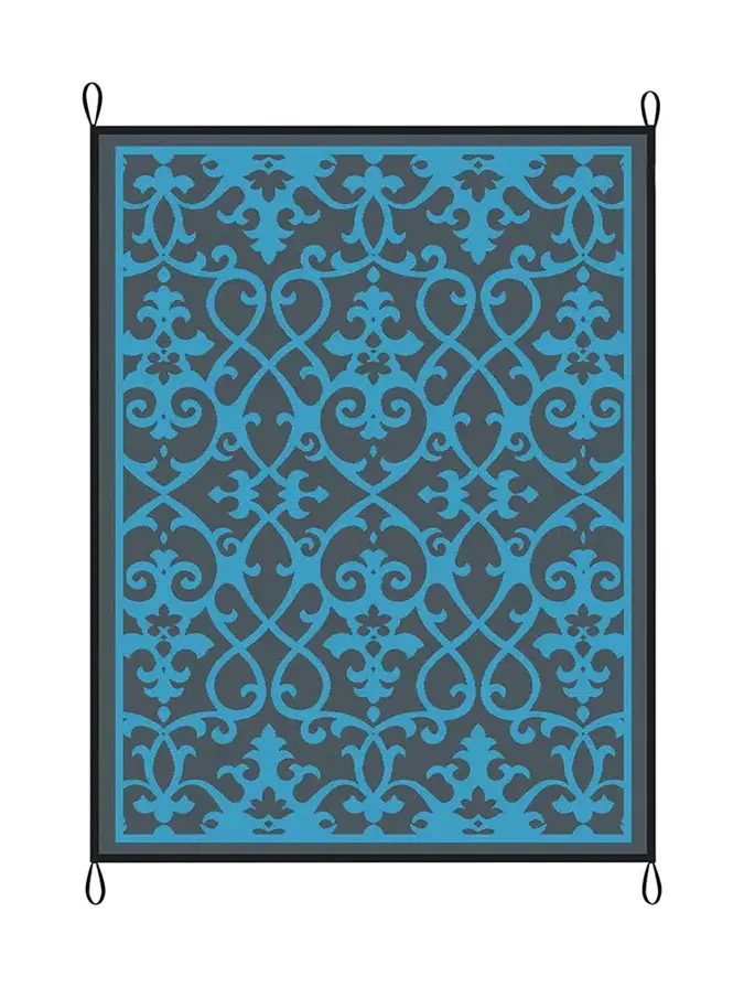 Bo-Camp - Tapijt - Chill mat Lounge - 2x2,7 Meter - Blauw