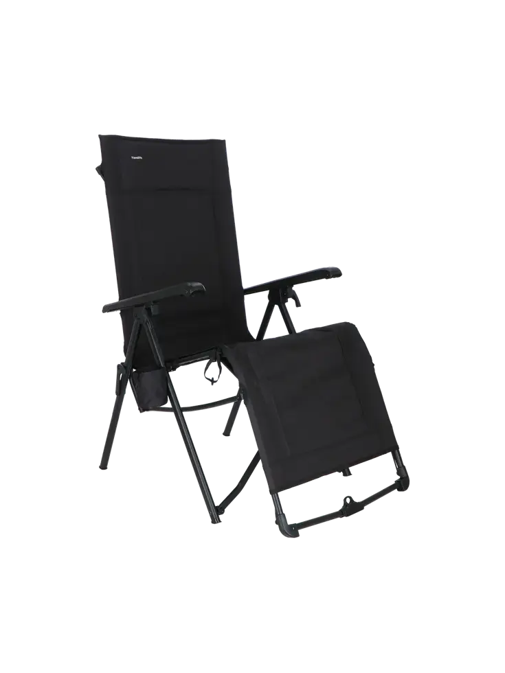 Festo relaxstoel vouwbaar graphite black
