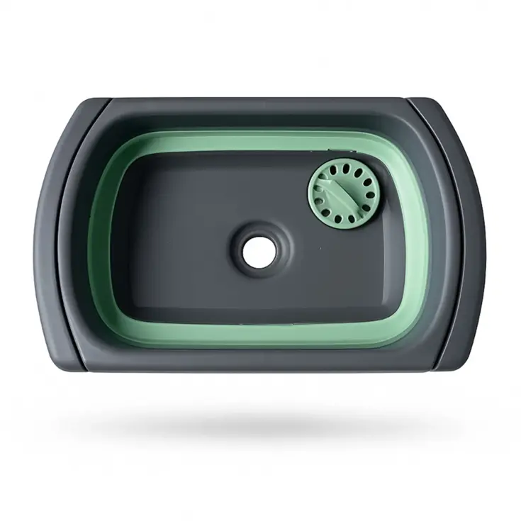 Opvouwbare Afwasteil 8L Met Stop - Hem