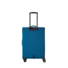 Travelite Chios 4 Wiel Trolley M petrol Blauw