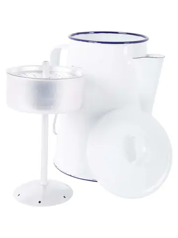 Theeketel Emaille Wit 1,6L