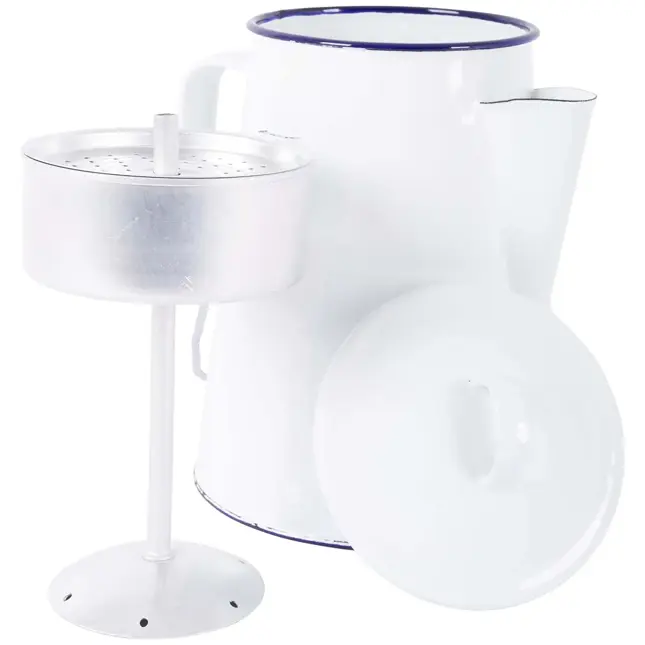 Theeketel Emaille Wit 1,6L