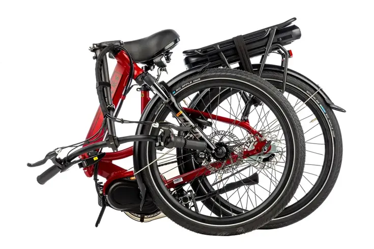 Lacros Scamper S600XL rood opvouwbare e-bike