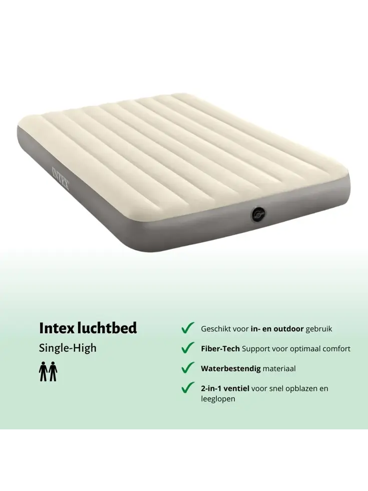 Luchtbed - Intex Single - 2P - 152x203 cm