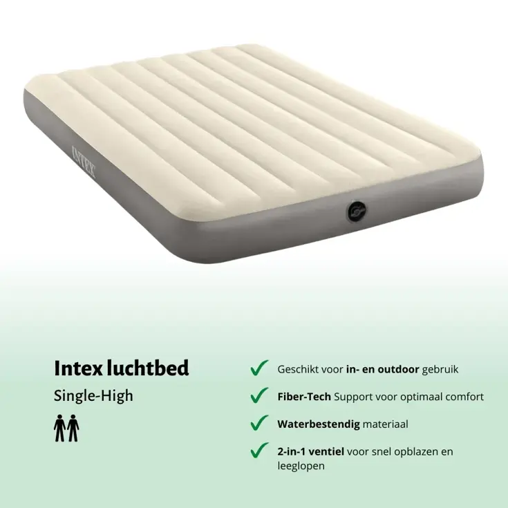 Luchtbed - Intex Single - 2P - 152x203 cm