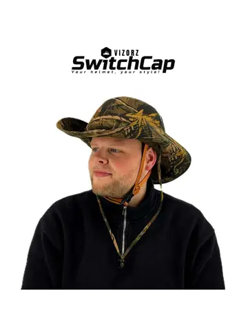 Vizorz SwitchCap fietshelm - Camo urban