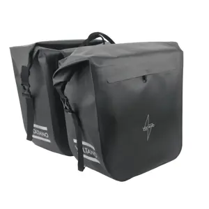Voltano Dubbele Fietstas Rolltop Urban Green