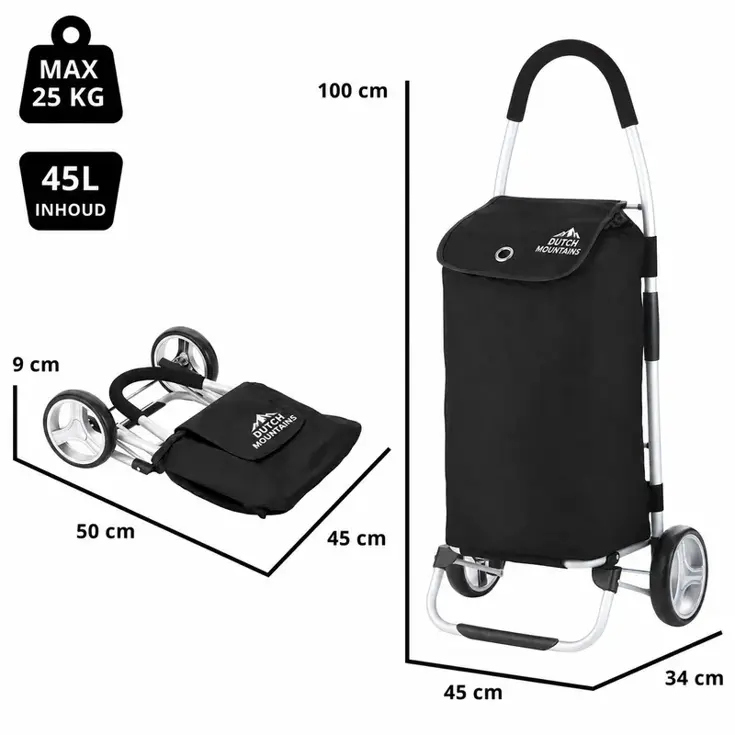 Boodschappenwagen Opvouwbaar