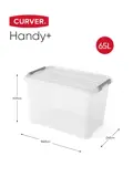Curver Handy+ Opbergbox - 65L - 6 stuks