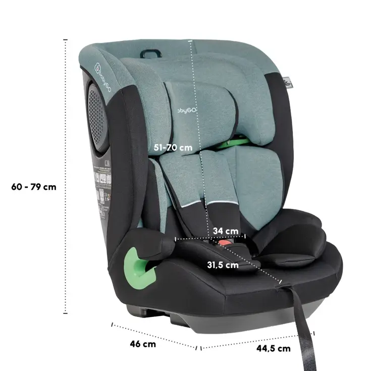 BabyGo Lumo 76-150 cm i-Size Autostoel