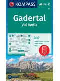 Wandelkaart WK51 Gadertal - Val Badia