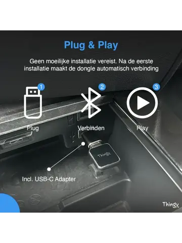 4-in-1 CarPlay & Android Auto Dongle