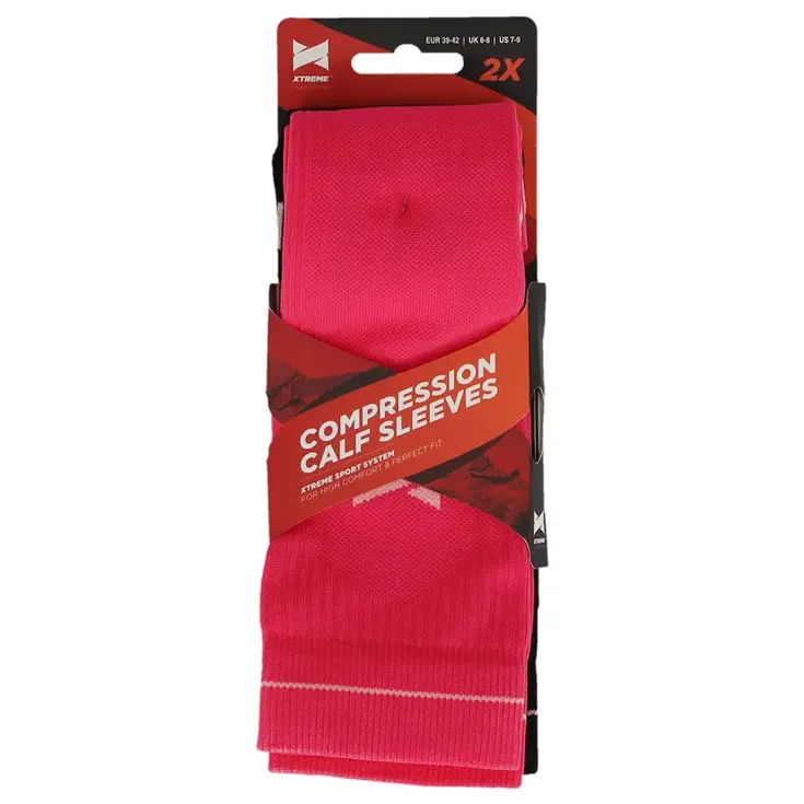 2 paar - Compressie Kuit Sleeves - Sport & Reizen