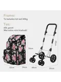 Boodschappentrolley 60L - 4 Wielen