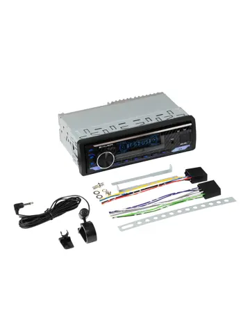 1-DIN Bluetooth Autoradio 4x100W Lichtshow