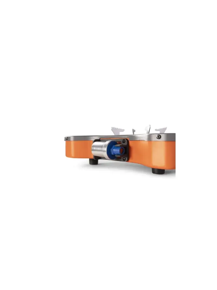 Compact enkel kooktoestel oranje