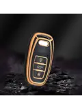 TPU Sleutelhoesje voor Audi goud A3
