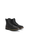 Rykken Heren - Veterboots met rits - Wol gevoerd