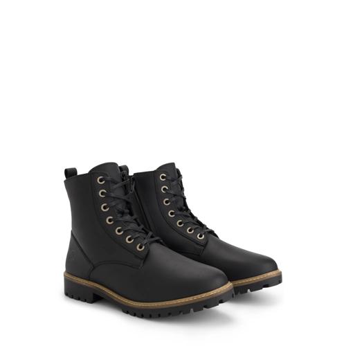 Rykken Heren - Veterboots met rits - Wol gevoerd