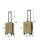 BlockTravel 4 delige kofferset ABS 29 39 74 en 95L