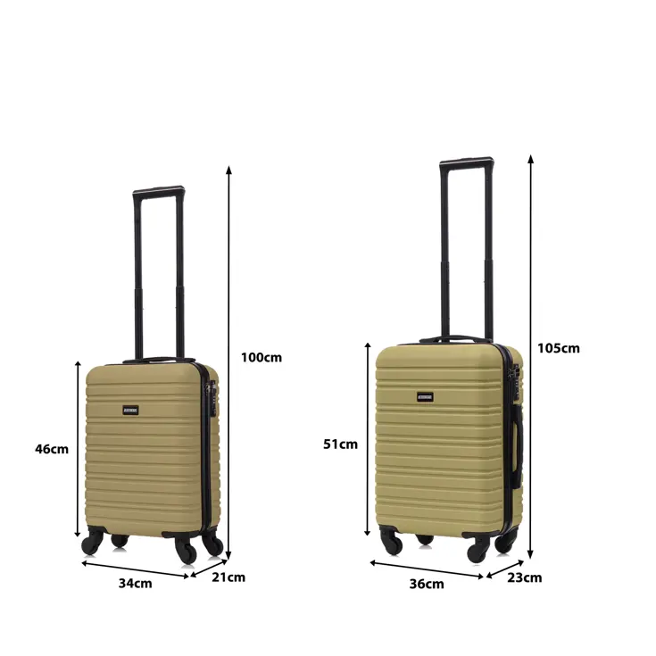 Kofferset 4 delige ABS 29 39 74 en 95L TSA-slot