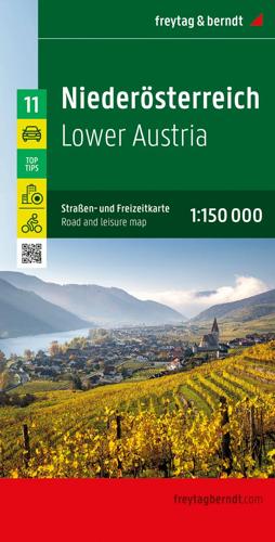 Wegenkaart Oostenrijk 11 Niederösterreich
