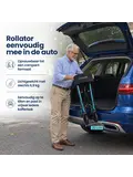Rollator - Lichtgewicht & opvouwbaar - 6,9 kg