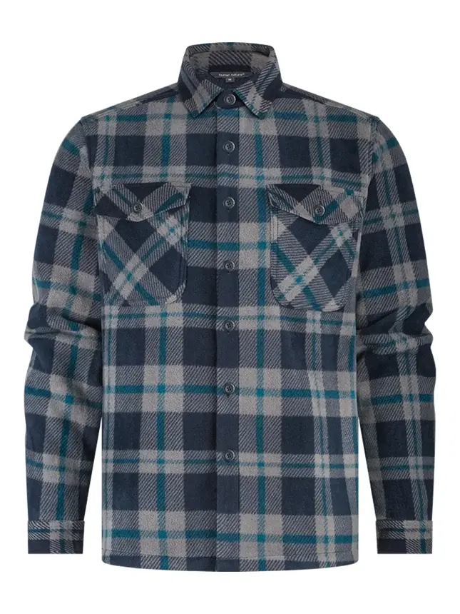 Olev - Gevoerd overshirt heren - Human Nature