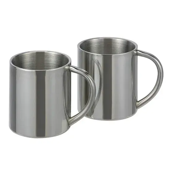 RVS - Isolerende bekers - 2 stuks