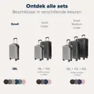 TRVLMORE Handbagage Koffer - 38L