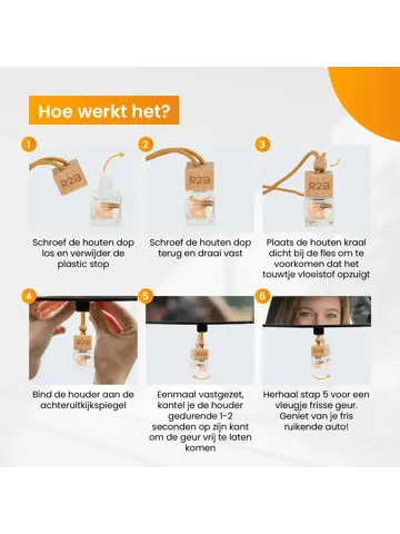 Autoparfum Hangend, Lavendel, Geurverfrisser