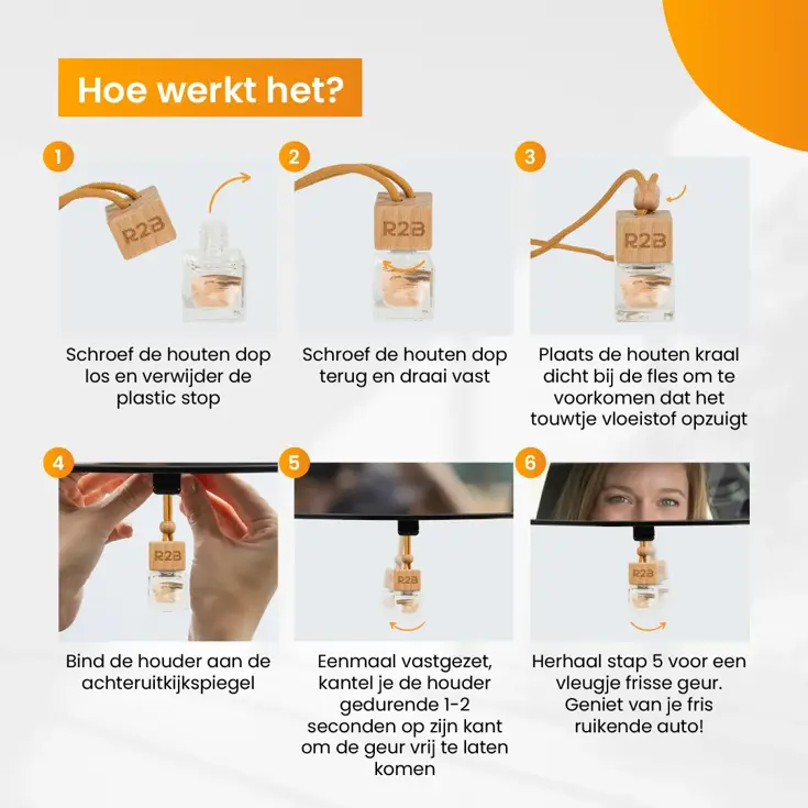 Autoparfum Hangend, Sandalwood Geurverfrisser