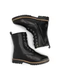 Trysil Dames - Veterboots met rits - Wol gevoerd