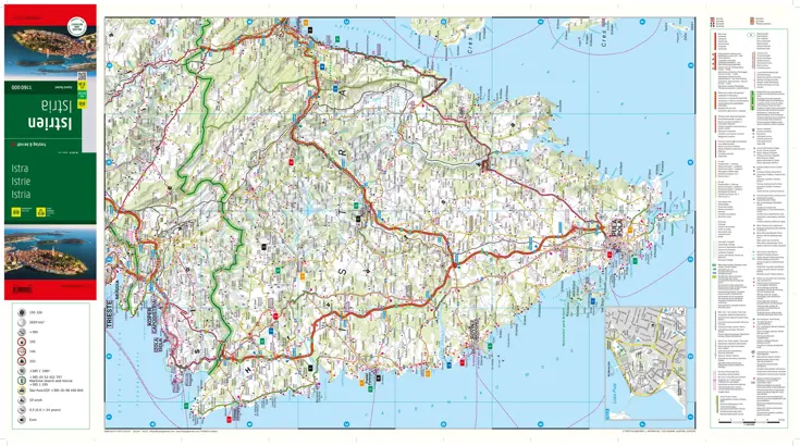 Pocket Island Map Istrië