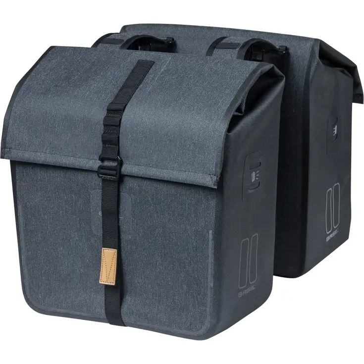 Basil tas dubbel Urban dry charcoal melee 50L