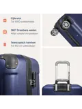 Kofferset – 3 Delig – 38L – Donkerblauw