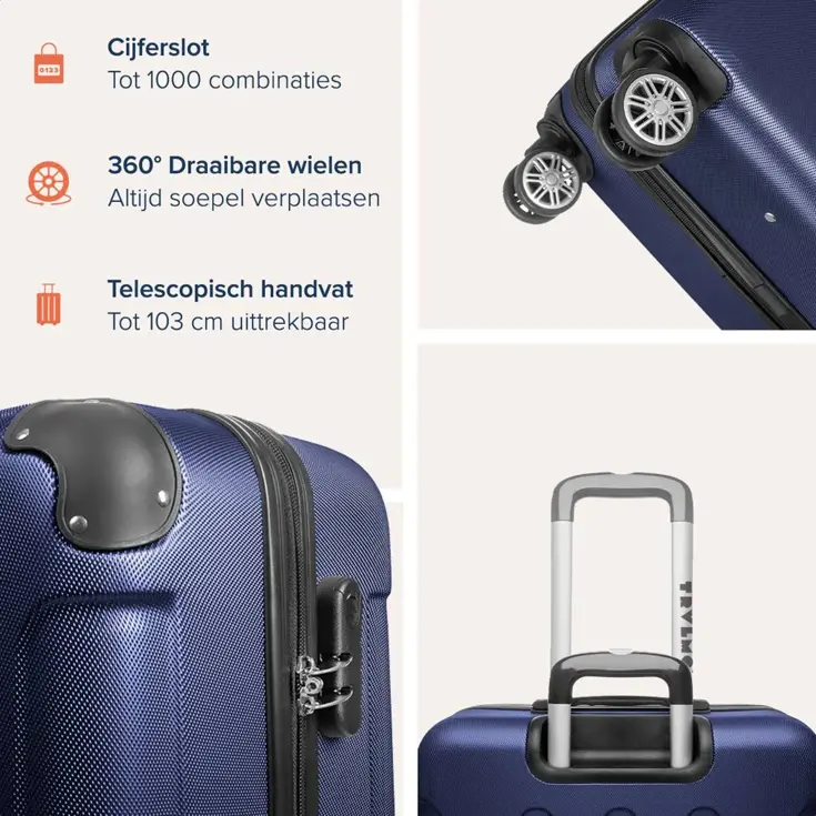 Kofferset – 3 Delig – 38L