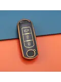 TPU Sleutelhoesje voor Mazda goud A3