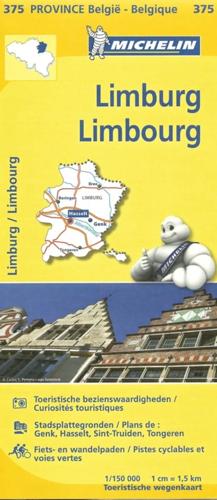 Wegenkaart Local 375 Belgisch Limburg