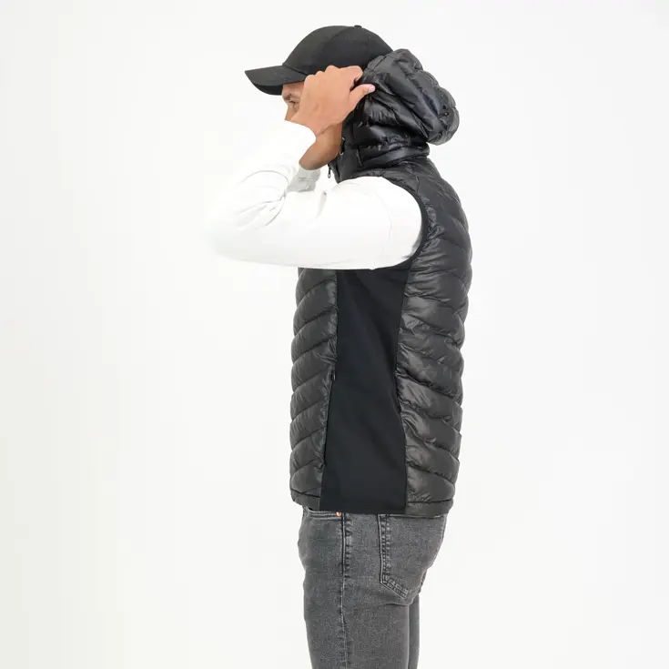 Høgge Verwarmde Heren Bodywarmer Gløde Zwart