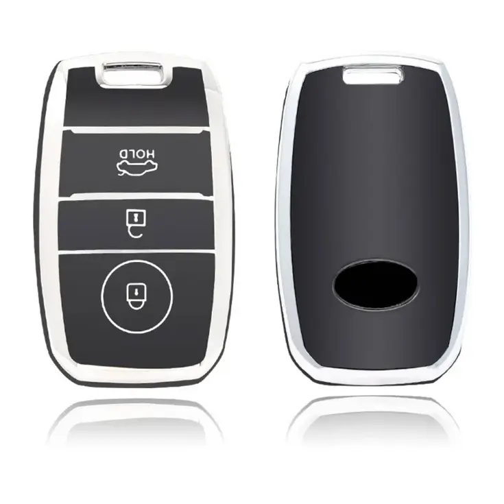 TPU Sleutelhoesje voor Kia zwart A3