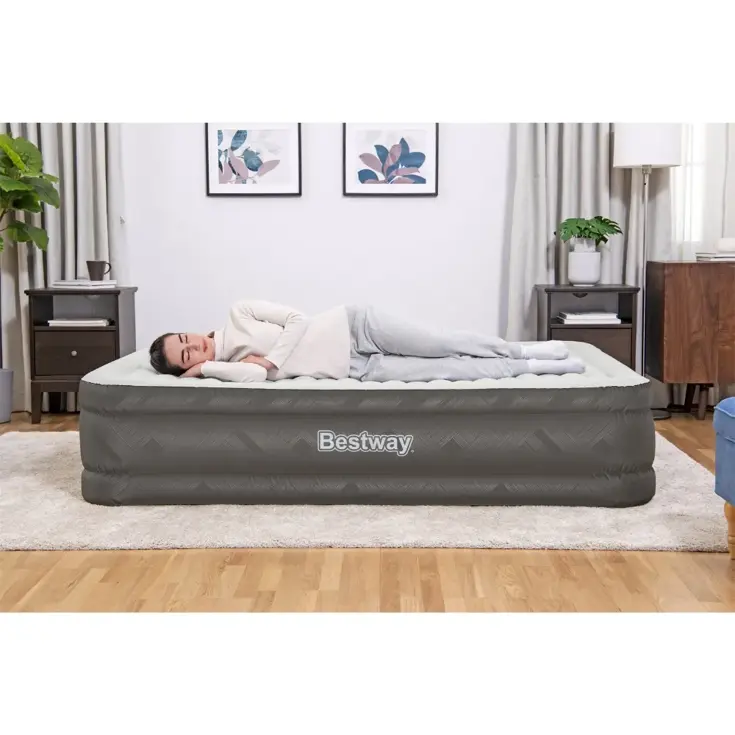 Luchtbed - Bestway - 2P - 152x203 cm + pomp